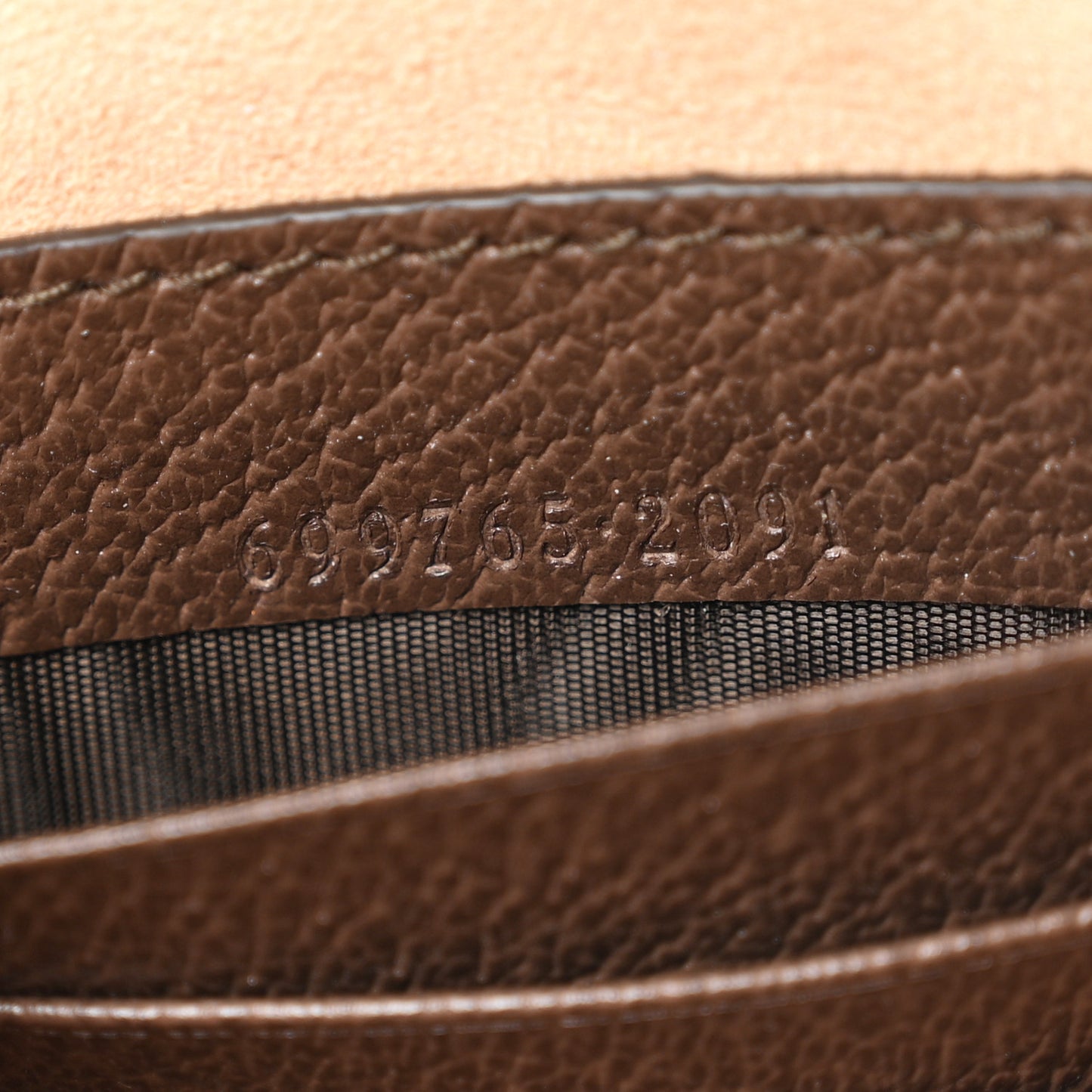 GG Supreme Monogram Textured Dollar Calfskin Web Ophidia Belt Bag 75 30 Beige Ebony New Acero
