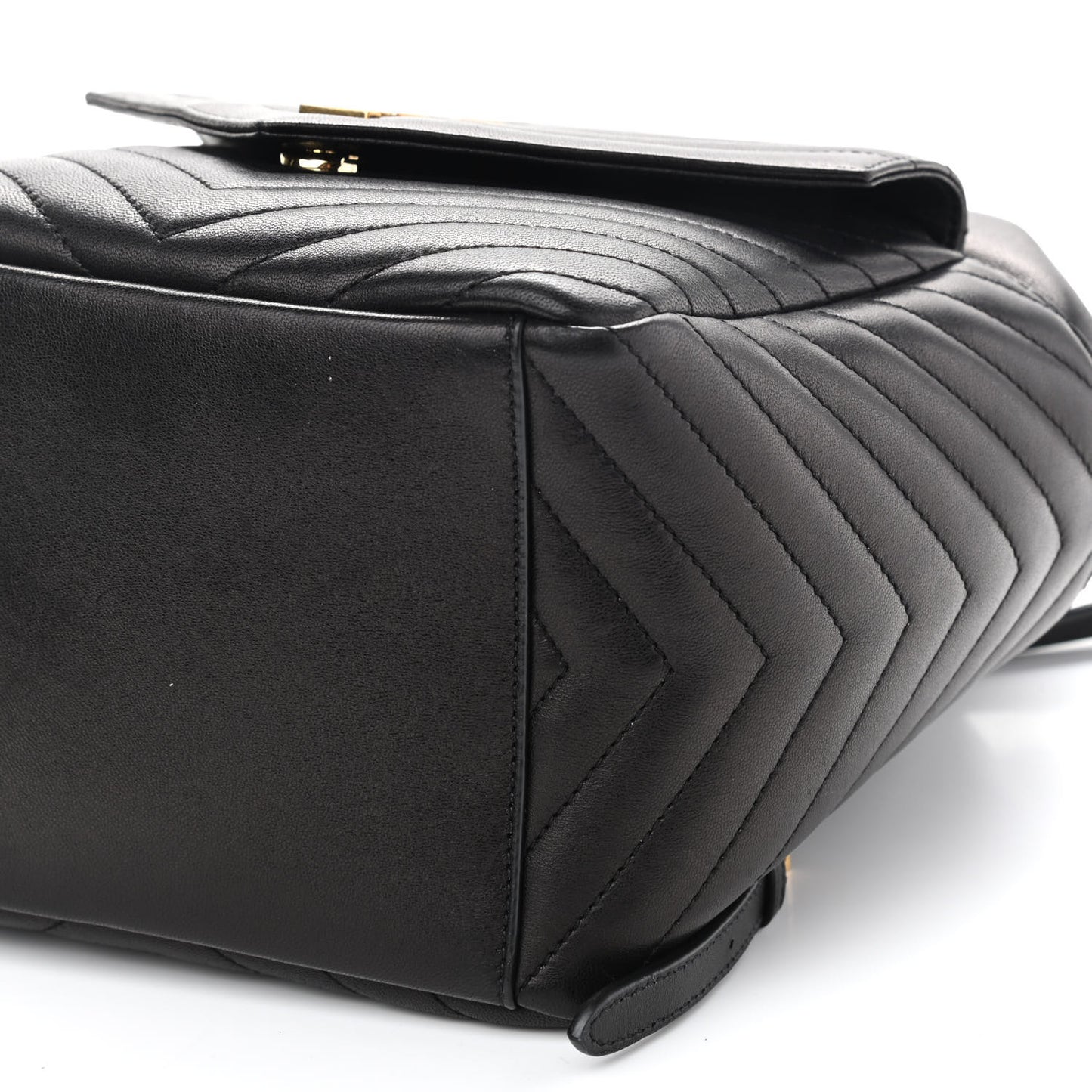 Lambskin Matelasse Monogram Joe Backpack Black