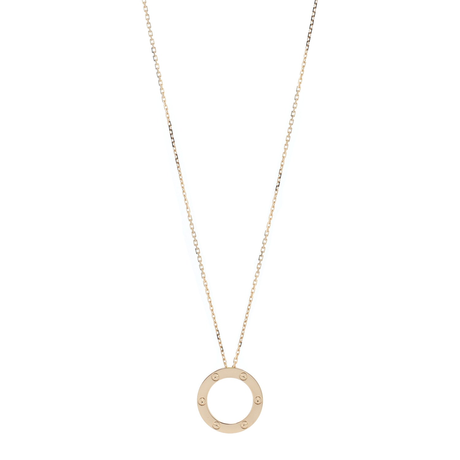 Cartier 18K Yellow Gold LOVE Pendant Necklace 1 of 7