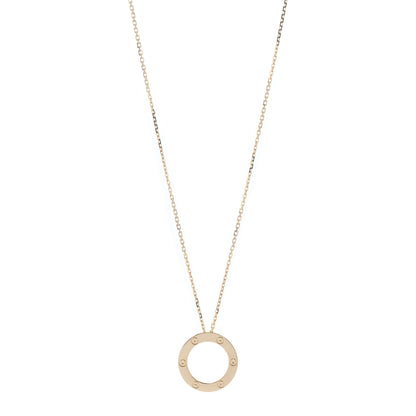 Cartier 18K Yellow Gold LOVE Pendant Necklace 1 of 7