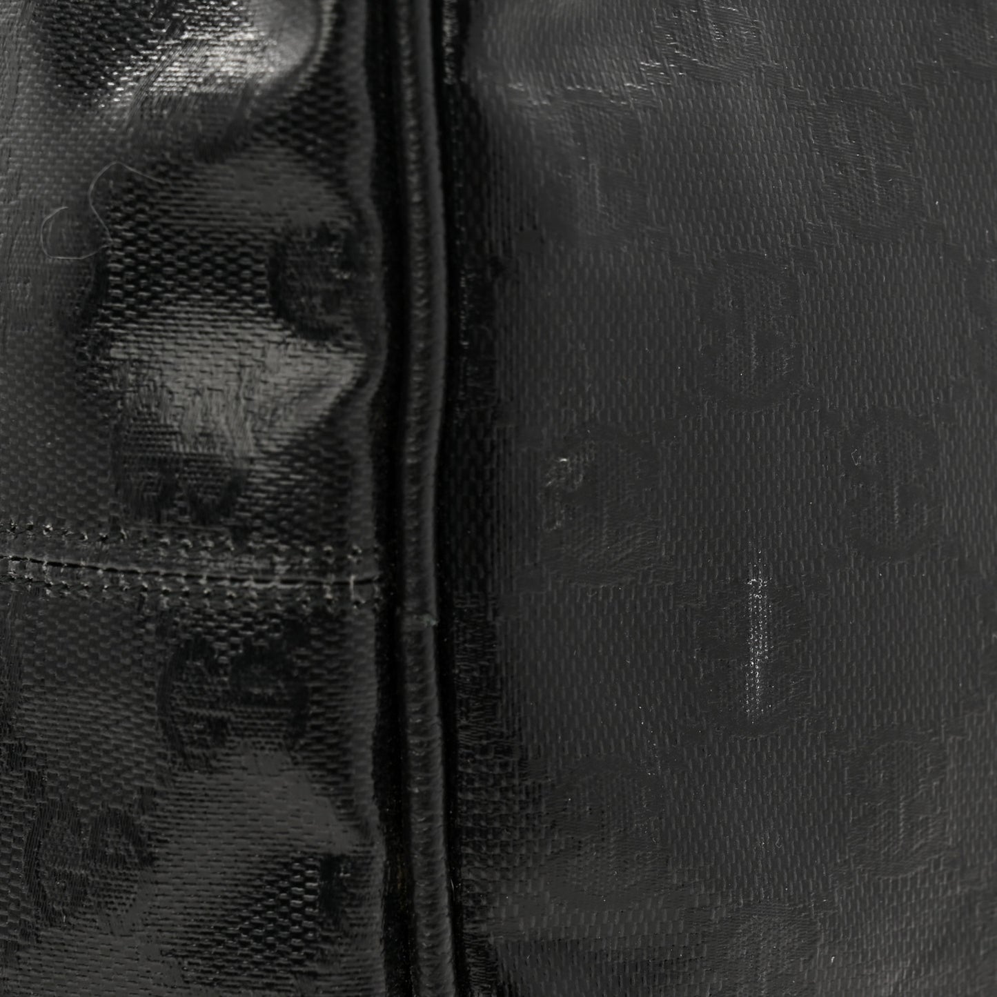 Crystal Monogram Web Large Duffle Bag Black