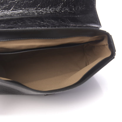 Givenchy Creased Patent Calfskin Medium ID Flap Black 5 of 9