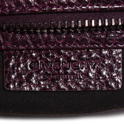 Givenchy Glazed Pebbled Calfskin Mini Lucrezia Aubergine 7 of 10