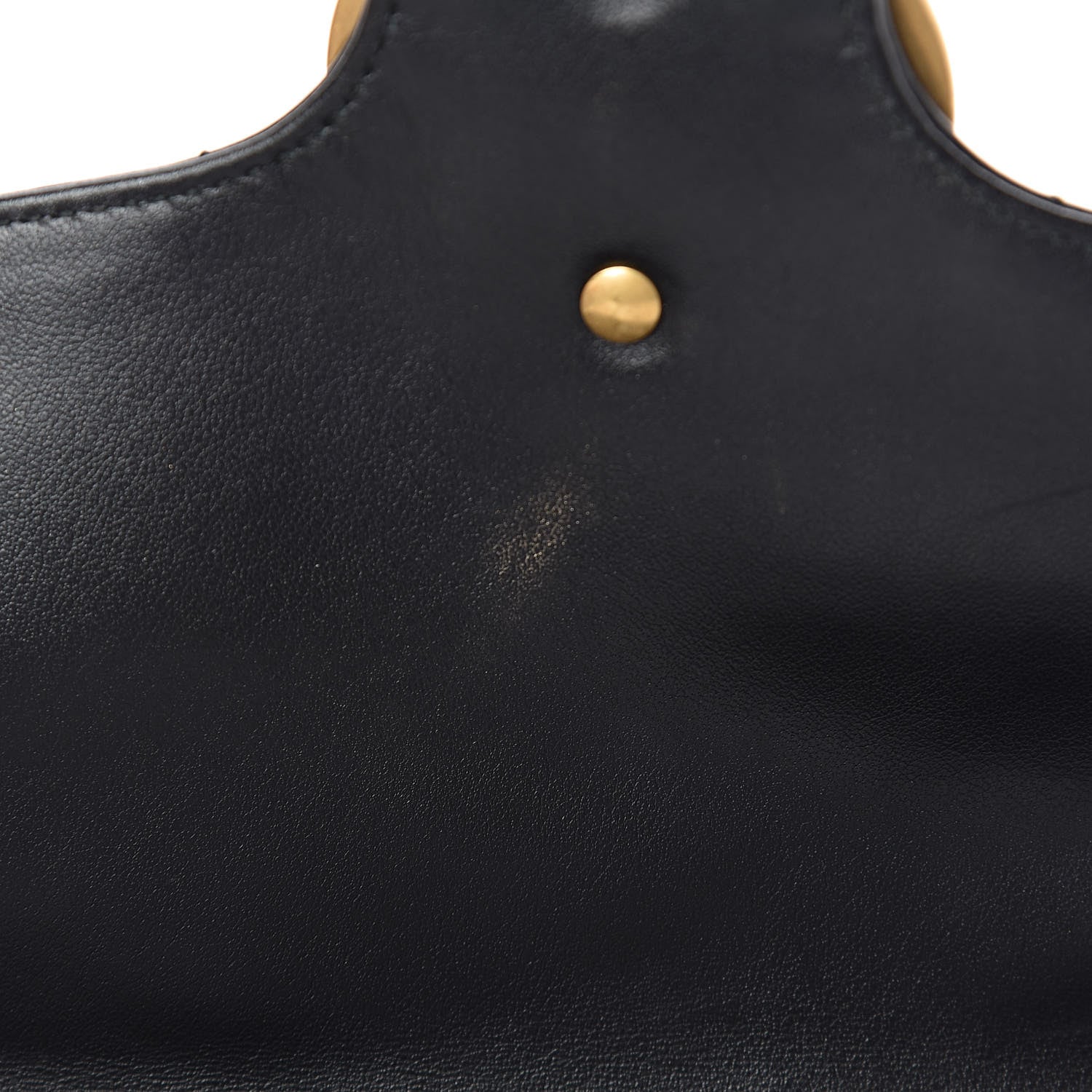 Gucci Calfskin Matelasse Small GG Marmont Shoulder Bag Black 6 of 13