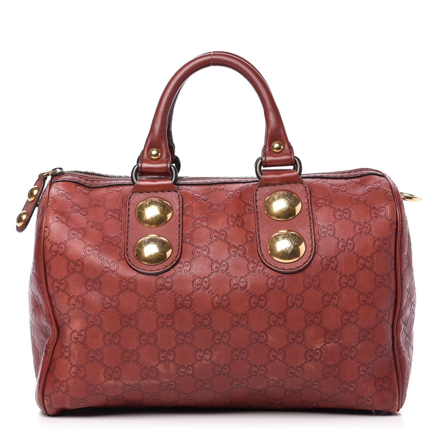 Guccissima Medium Babouska Boston Red