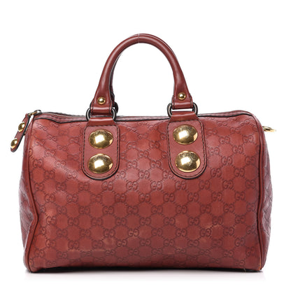 Gucci Guccissima Medium Babouska Boston Red 1 of 9