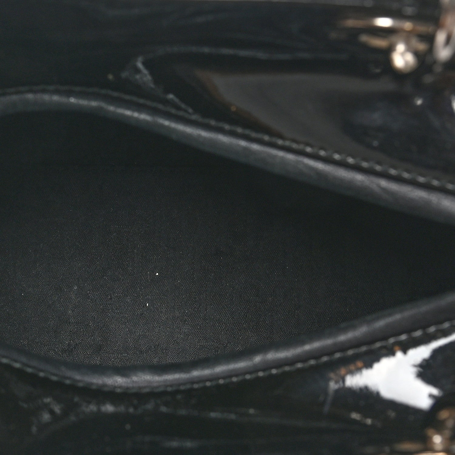 Christian Dior Patent Cannage Medium Lady Dior Black 5 of 10