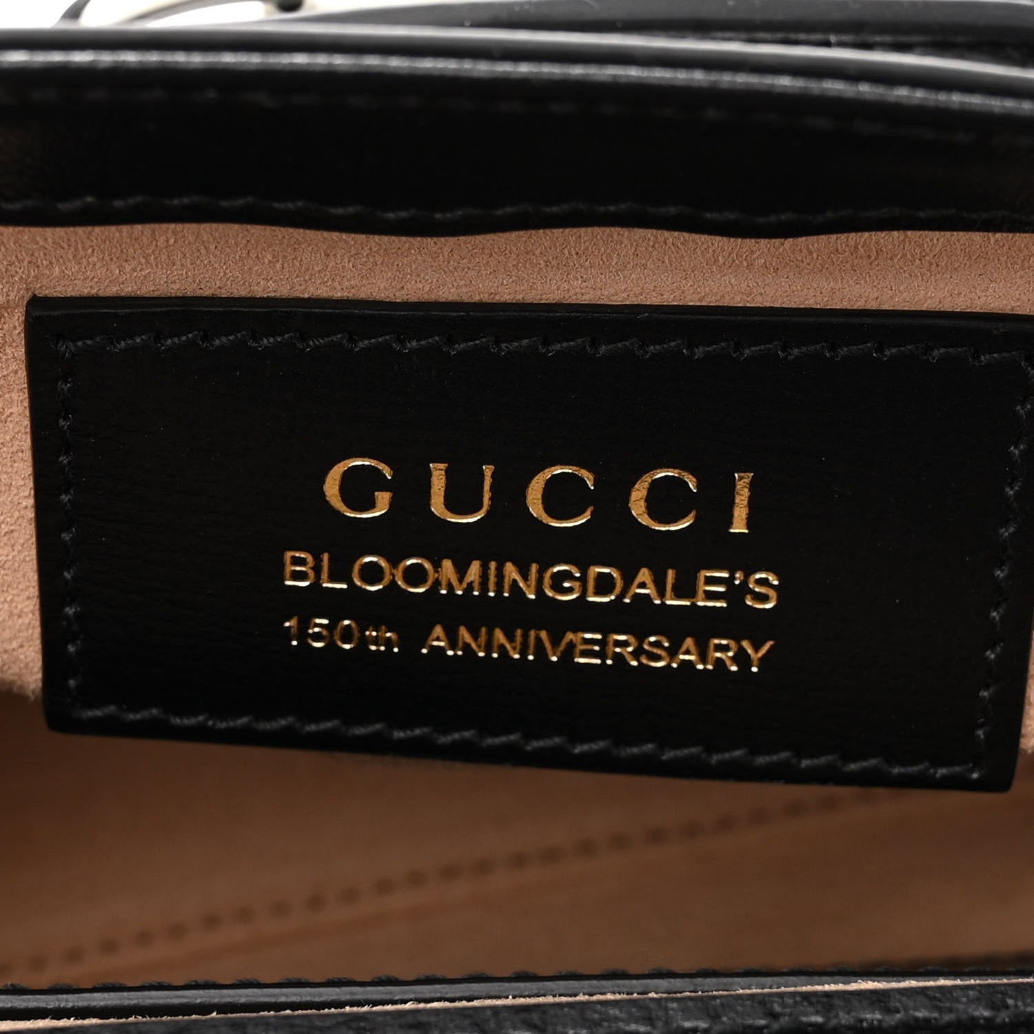 Gucci Azalea Calfskin Web Horsebit 1955 Shoulder Bag Black 6 of 11