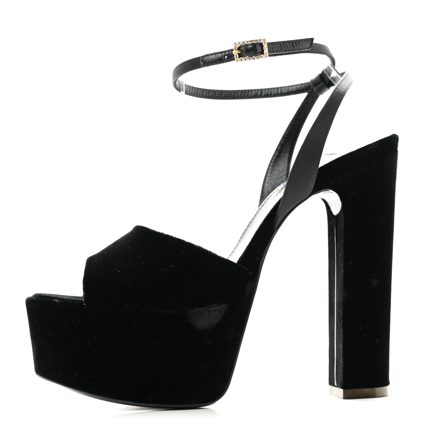 Velvet Jodie Platform Sandals 36 Black