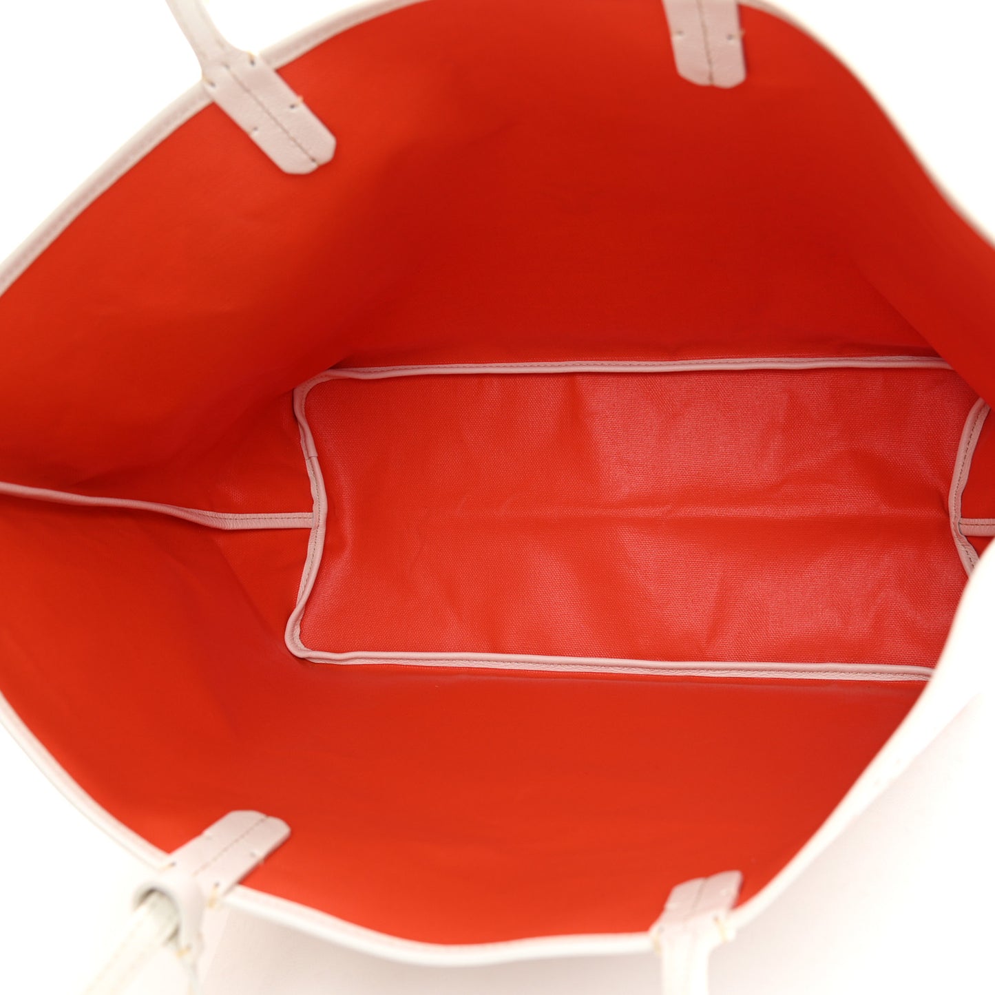 Goyardine Saint Louis Claire Voie PM White Orange