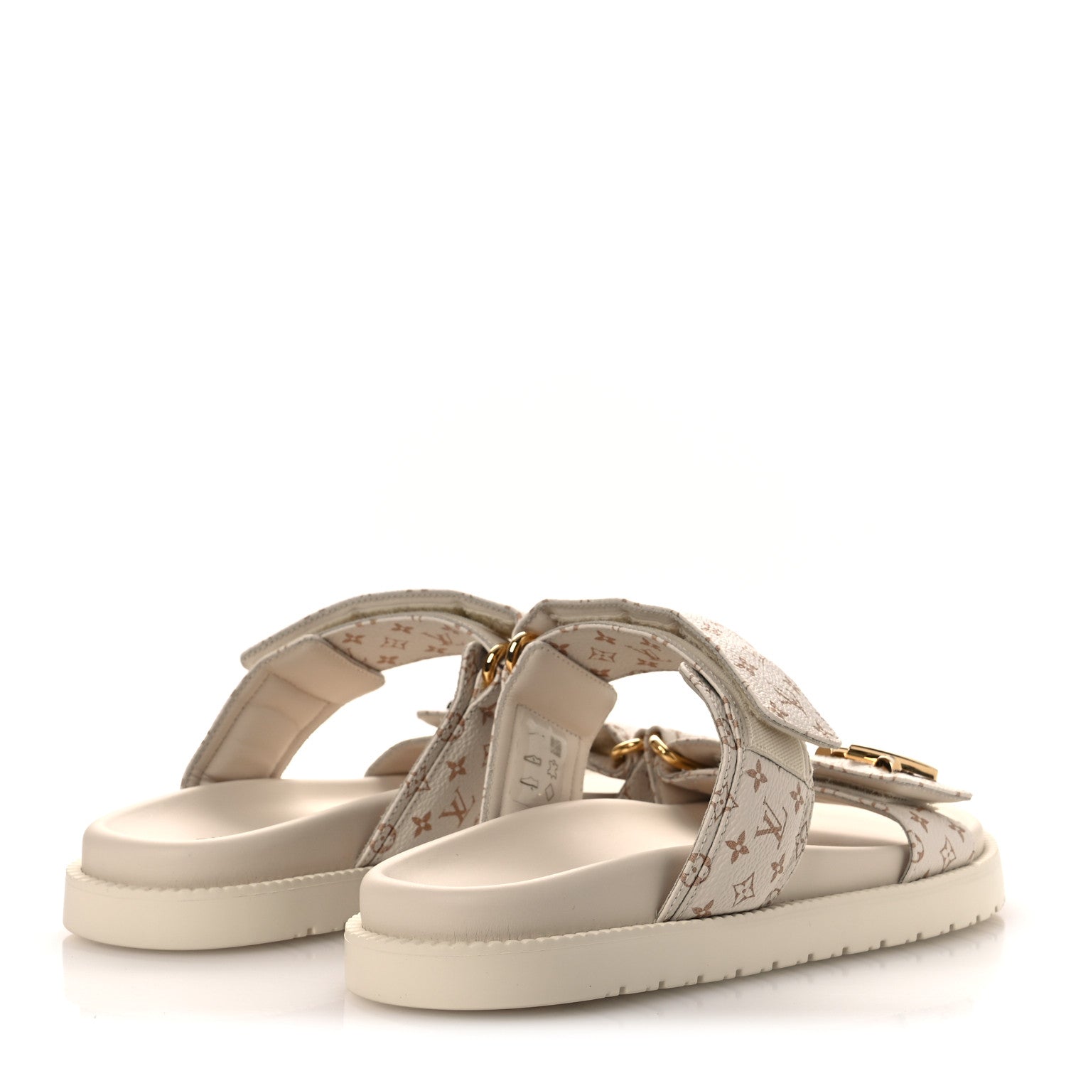 Louis Vuitton Monogram LV Sunset Comfort Flat Sandals 40 Dune