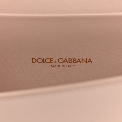 Dolce & Gabbana Agnello Vitello Devotion Belt Bag 95 38 Rosa Laminato 6 of 15