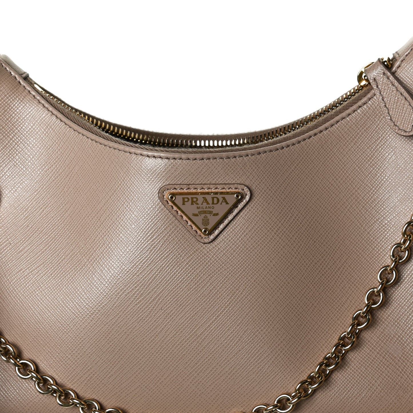 Saffiano Re-Edition 2005 Shoulder Bag Cammeo Beige