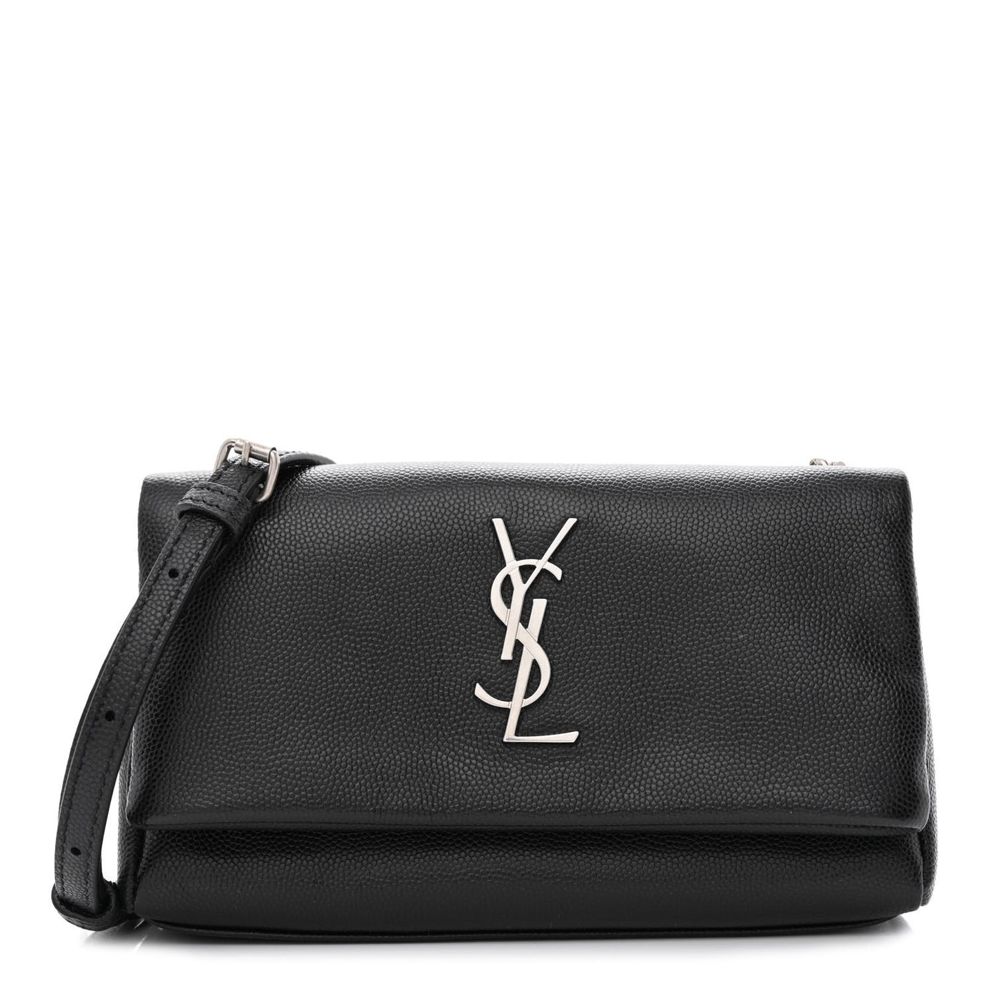 Grain De Poudre Monogram Toy West Hollywood Fold-Over Bag Black