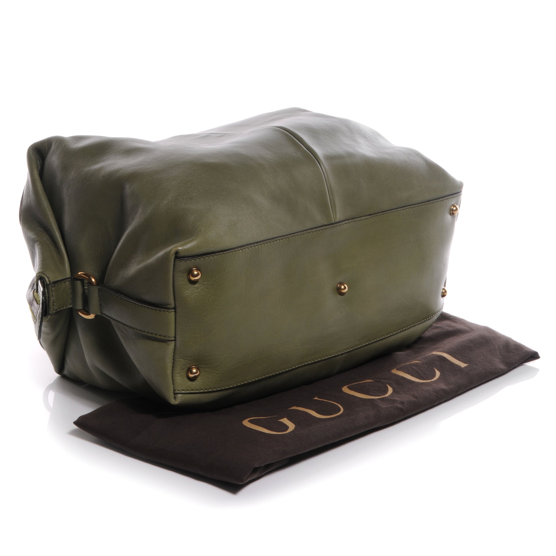 Gucci Soft Calfskin Icon Top Handle Bag Green Tea 4 of 8