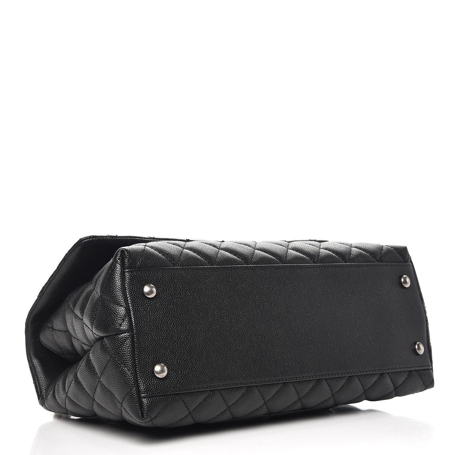 Chanel Caviar Quilted Small Coco Handle Flap Black 5 of 8
