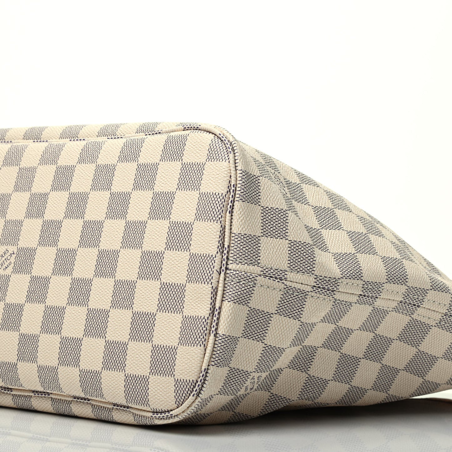 Damier Azur Neo Neverfull MM Rose Ballerine