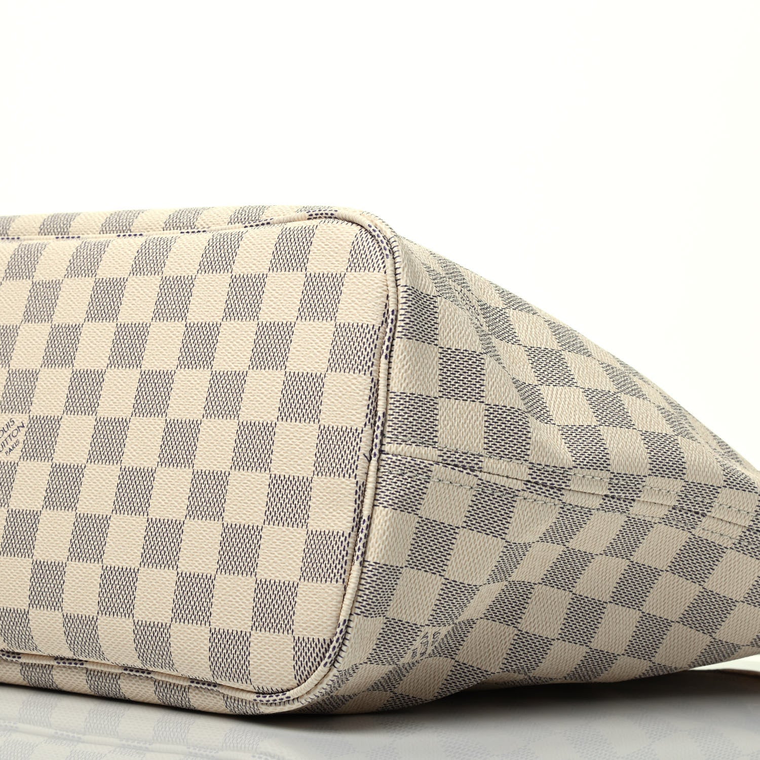 Louis Vuitton Damier Azur Neo Neverfull MM Rose Ballerine 10 of 10