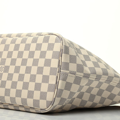 Louis Vuitton Damier Azur Neo Neverfull MM Rose Ballerine 10 of 10
