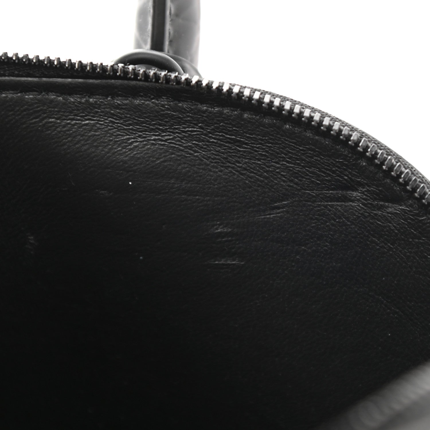Balenciaga Calfskin Crocodile Embossed S Rivet Ville Top Handle Bag Black 8 of 9