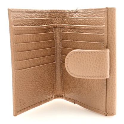 Gucci Dollar Calfskin Interlocking G French Wallet Camelia 5 of 7