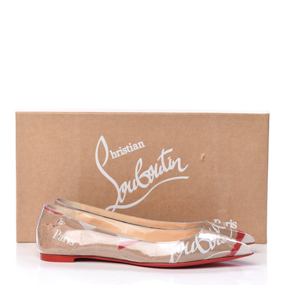 Christian Louboutin Loubi Kraft PVC Ballalla Flats 37.5 Multi 8 of 8