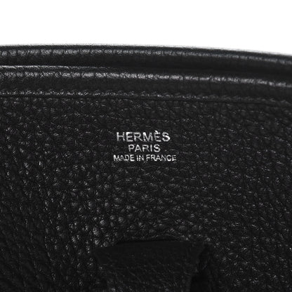Hermes Taurillon Clemence Evelyne III PM Black 6 of 7