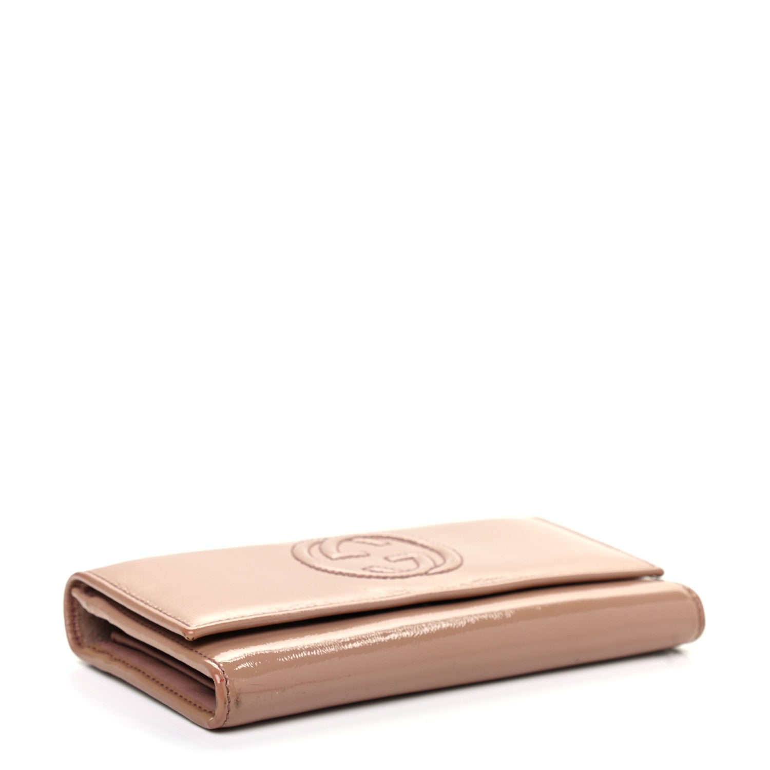 Gucci Patent Soho Continental Wallet Dark Cipria 4 of 11