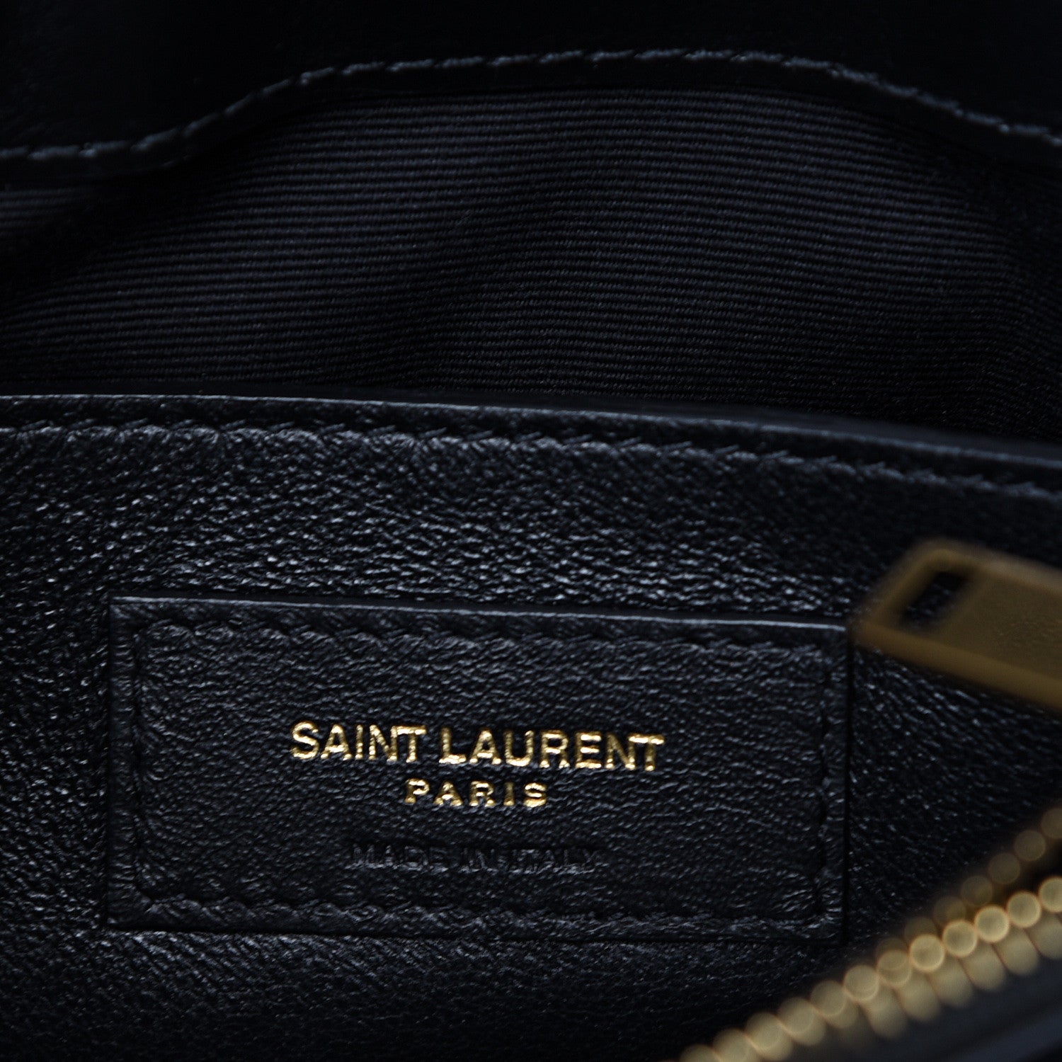 Saint Laurent Calfskin Y Quilted Monogram Small Loulou Chain Satchel Black 5 of 11