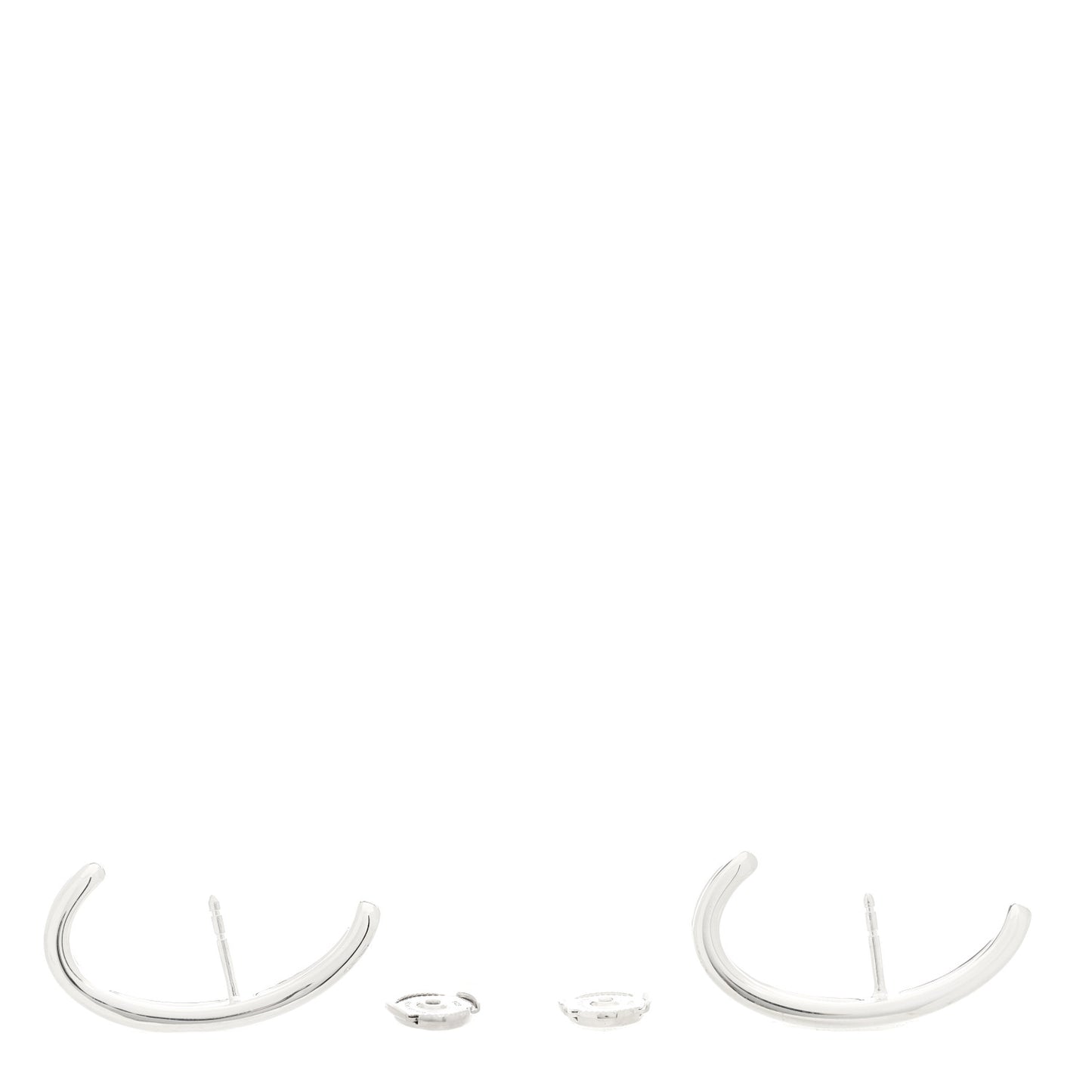Sterling Silver Chaine D'Ancre Punk Earrings