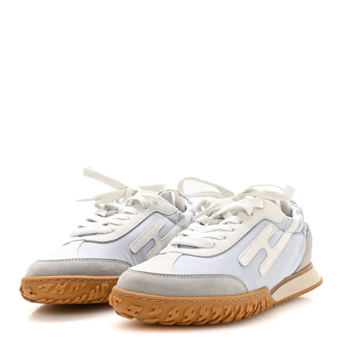 Suede Goatskin Jet Sneakers 36 Gris Arctique Blanc