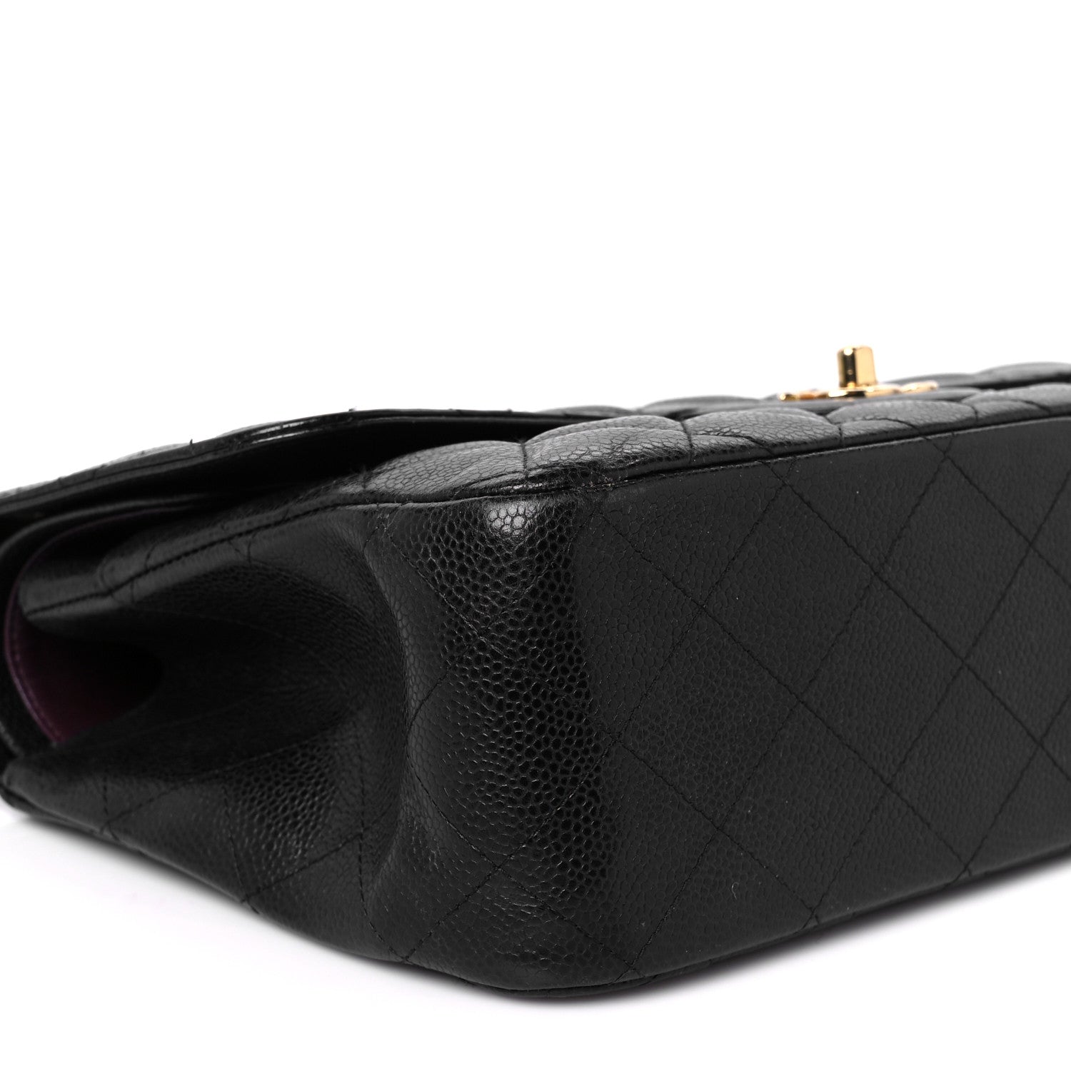 Chanel Caviar Quilted Jumbo Double Flap Black 10 of 12