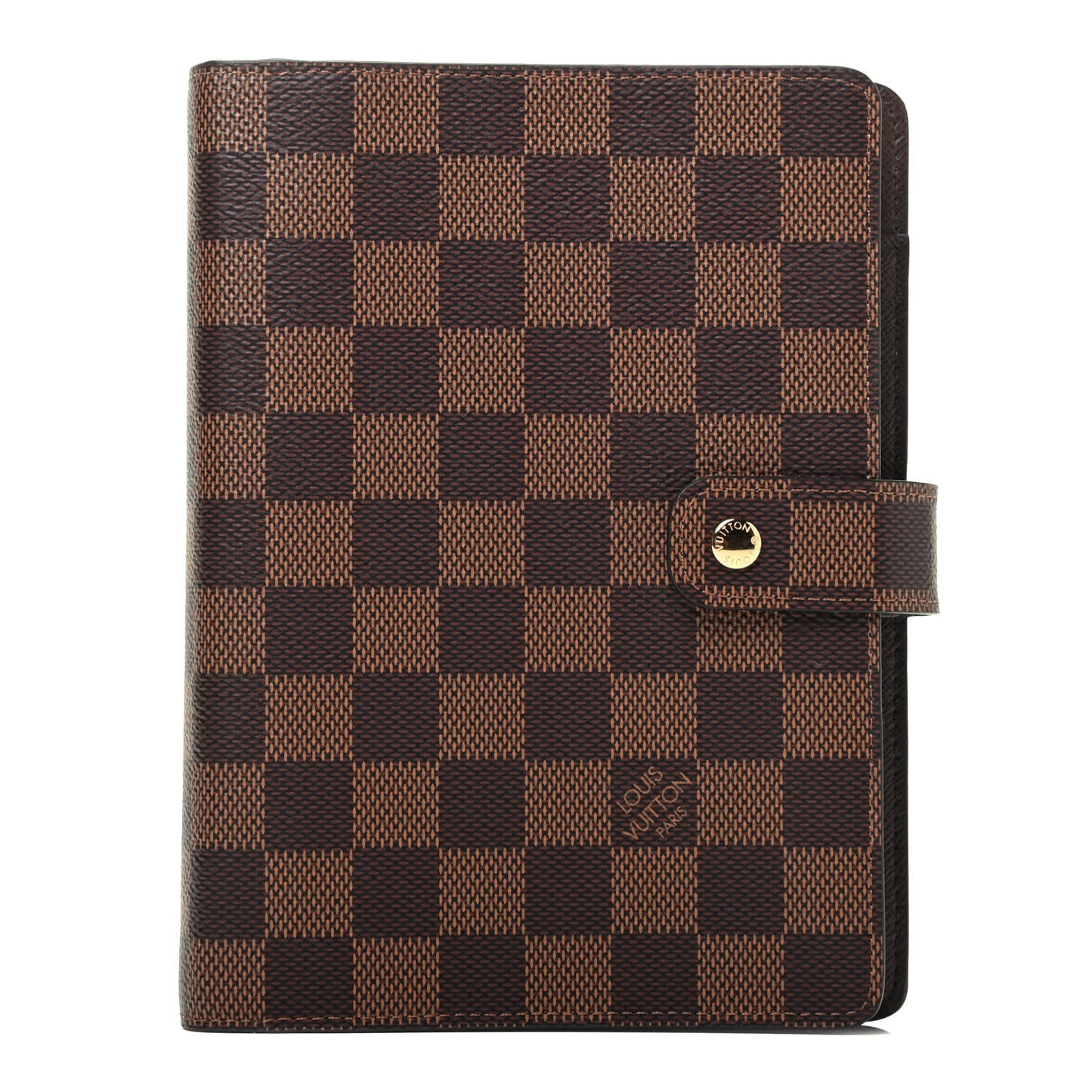 Damier Ebene Medium Ring Agenda Cover