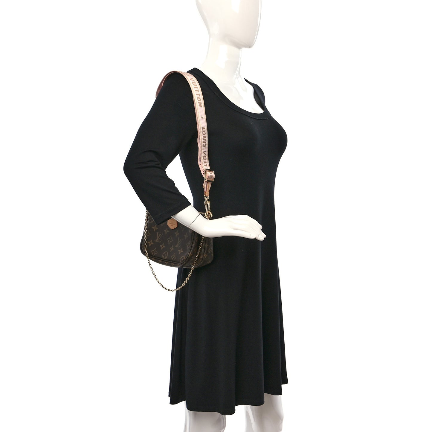 Monogram Multi Pochette Accessories Rose Clair