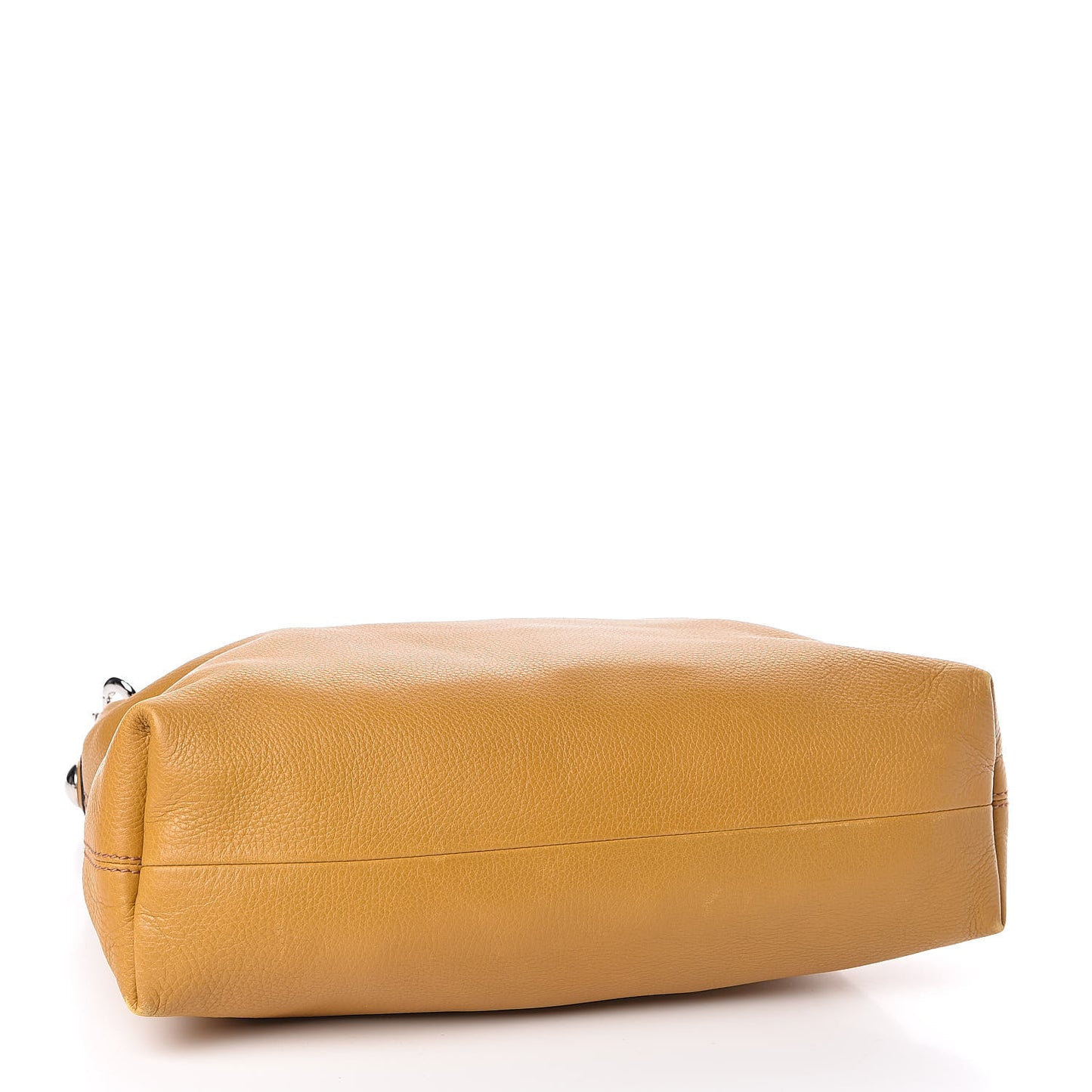 Calfskin Icon Bit Medium Hobo Yellow