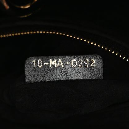 Christian Dior Lambskin Cannage Large Lady Dior Black 7 of 10