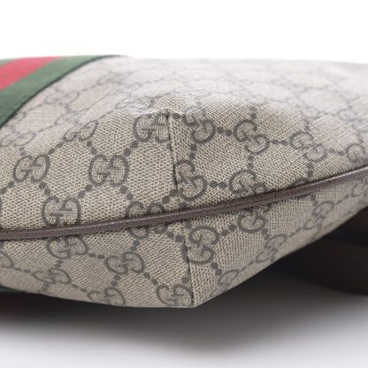 Gucci GG Supreme Monogram Web Small Ophidia Half Moon Hobo Brown 10 of 10
