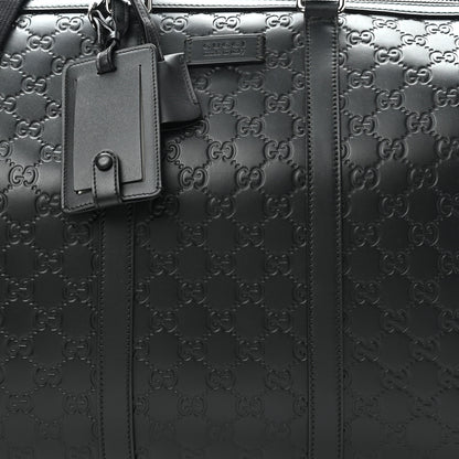 Gucci Guccissima Signature Medium Duffle Black 7 of 9