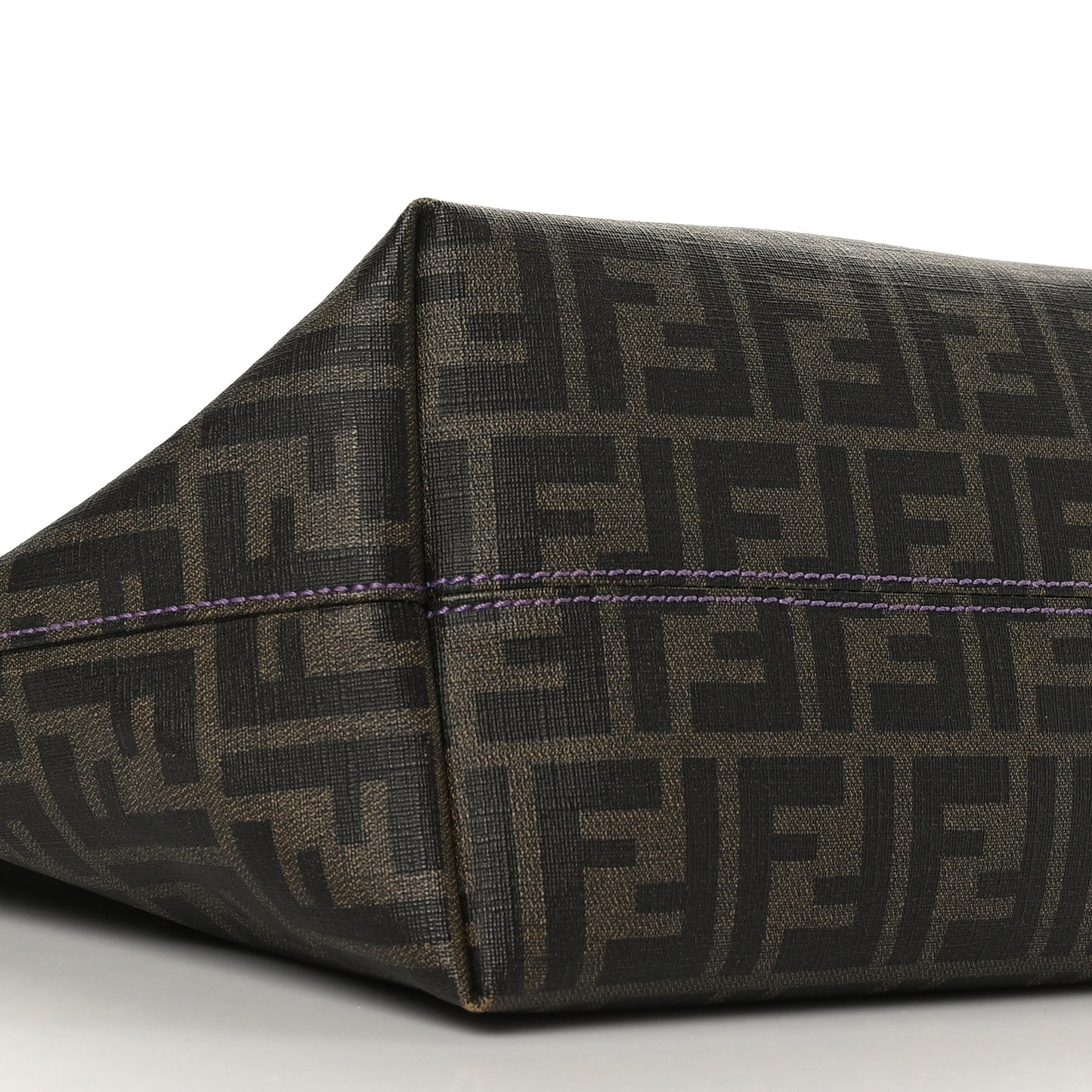 Zucca Spalmati Medium Roll Tote Tobacco Viola