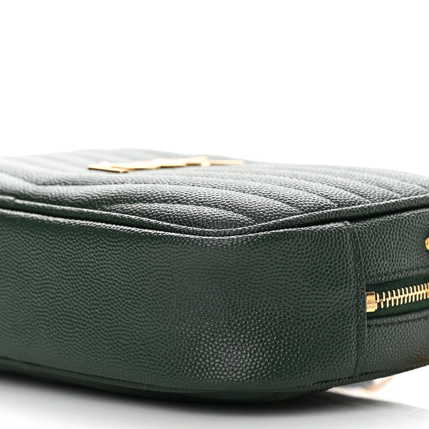 Grain De Poudre Matelasse Monogram Mini Lou Camera Bag New Vert Fonce