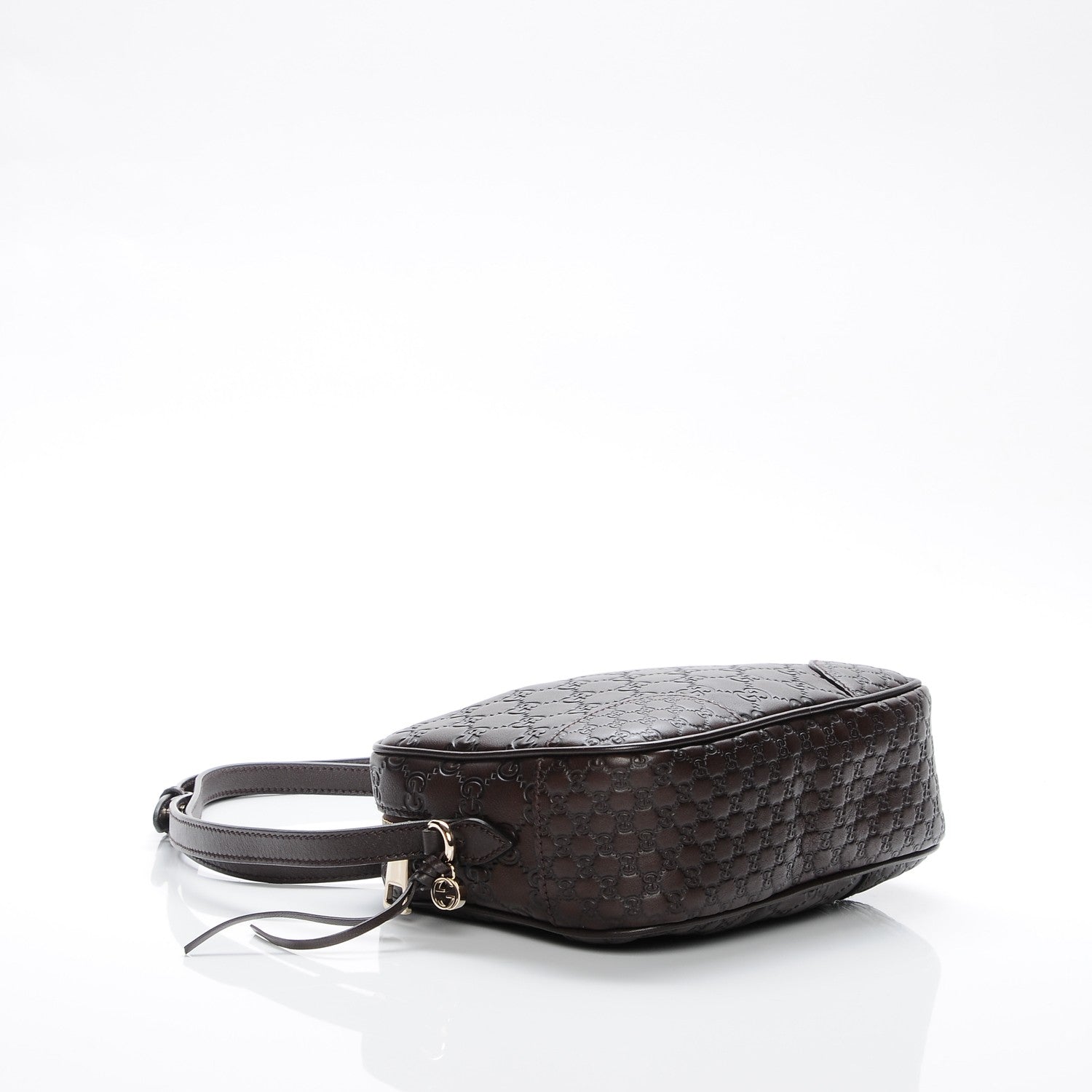 Gucci Guccissima Mini Bree Messenger Bag Chocolate 4 of 7