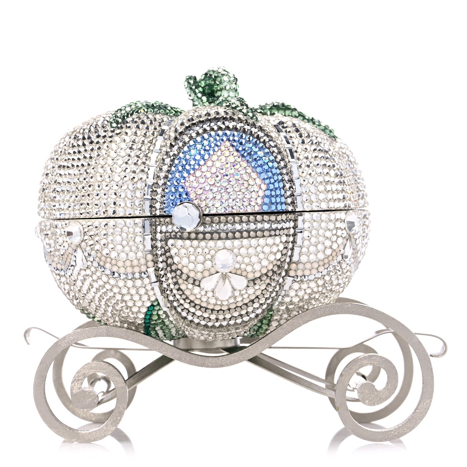 Judith Leiber x DISNEY Crystal Cinderella Pumpkin Clutch Clutch Silver Multicolor 3 of 14