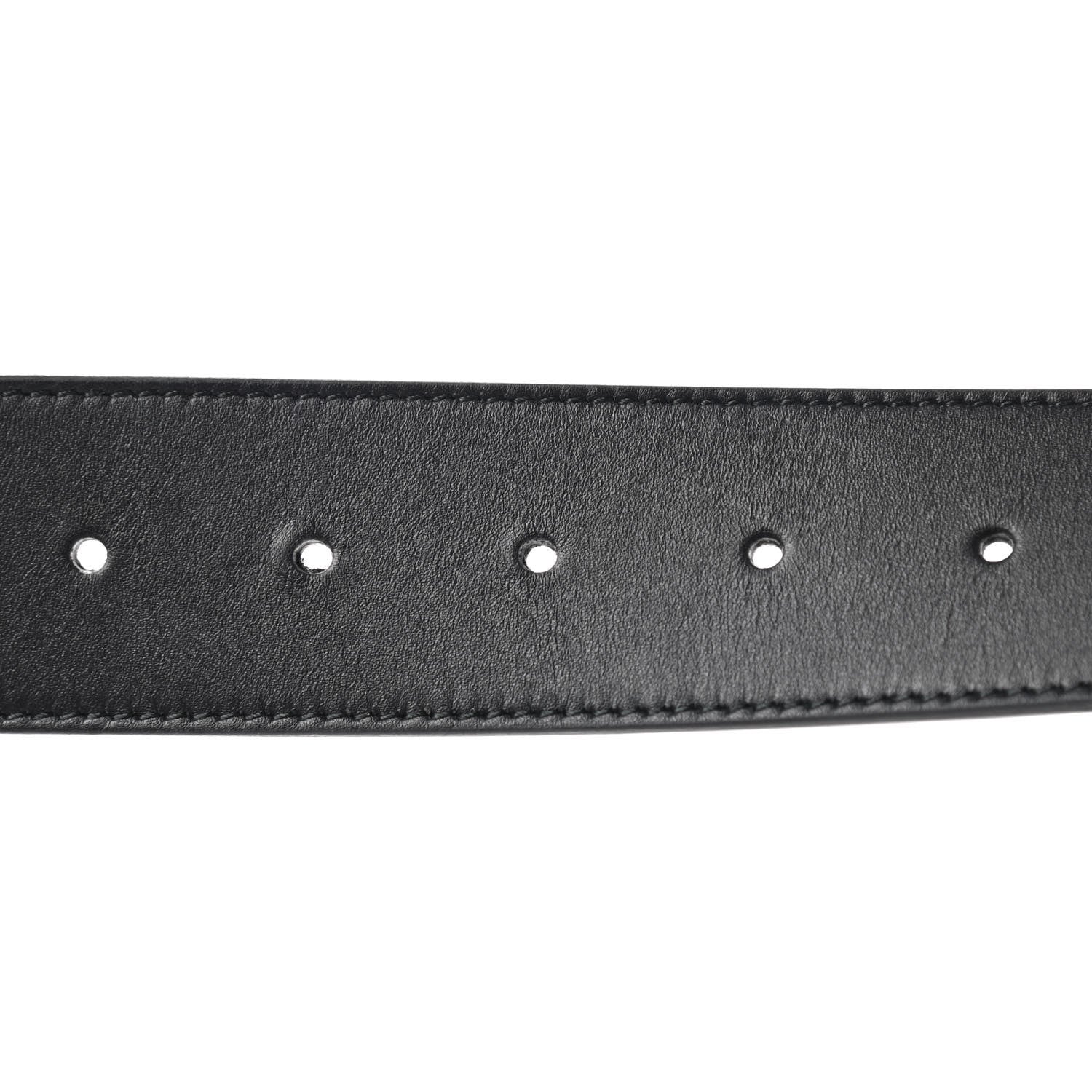Gucci Calfskin Double G 40mm Belt 85 34 Black 4 of 6