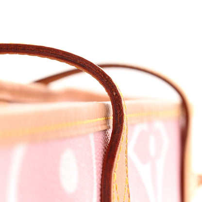 Louis Vuitton Monogram Giant By The Pool Neverfull MM Light Pink 12 of 12