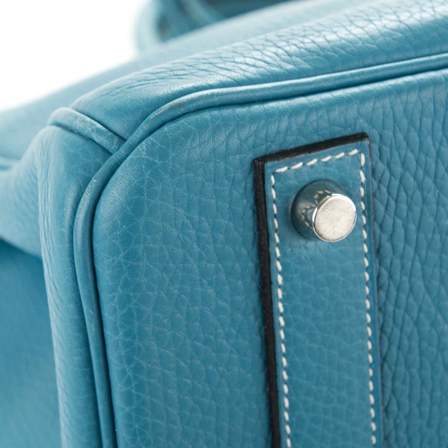 Taurillon Clemence Birkin 40 Blue Jean
