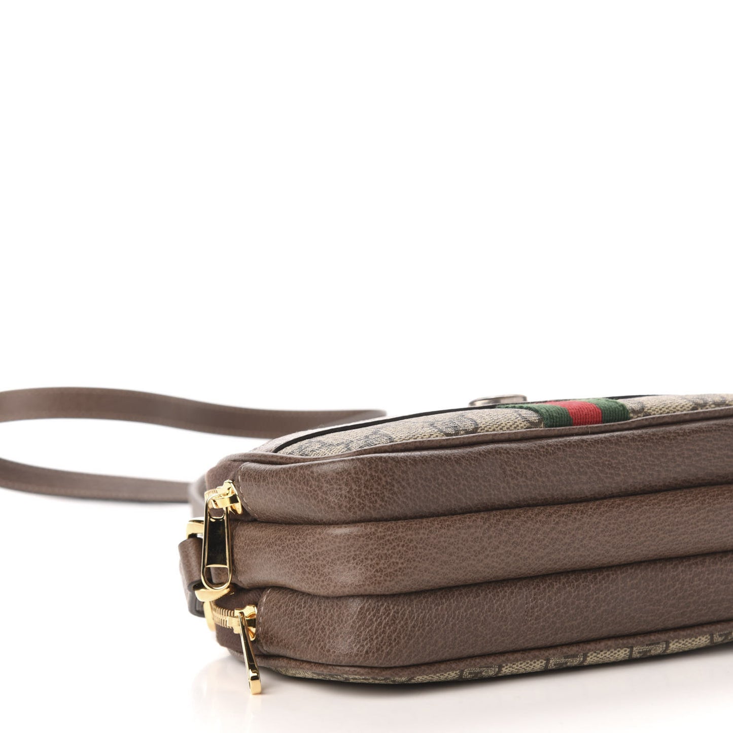 GG Supreme Monogram Web Mini Ophidia GG Bag Brown
