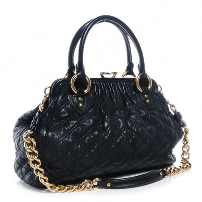Marc Jacobs Quilted Leather Stam Black 3 of 7