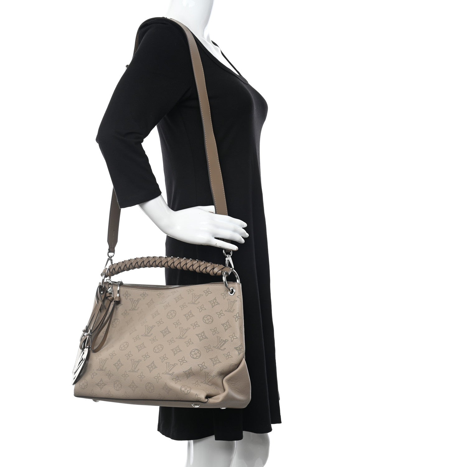 Louis Vuitton Mahina Beaubourg Hobo MM Galet 2 of 10