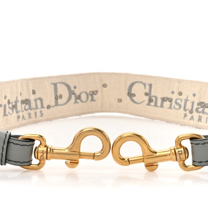 Christian Dior Oblique Studded Shoulder Strap Gris Multicolor 4 of 4
