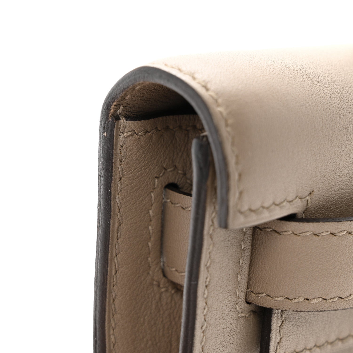 Hermes Swift Kelly Cut Clutch Pochette Gris Asphalt 10 of 10